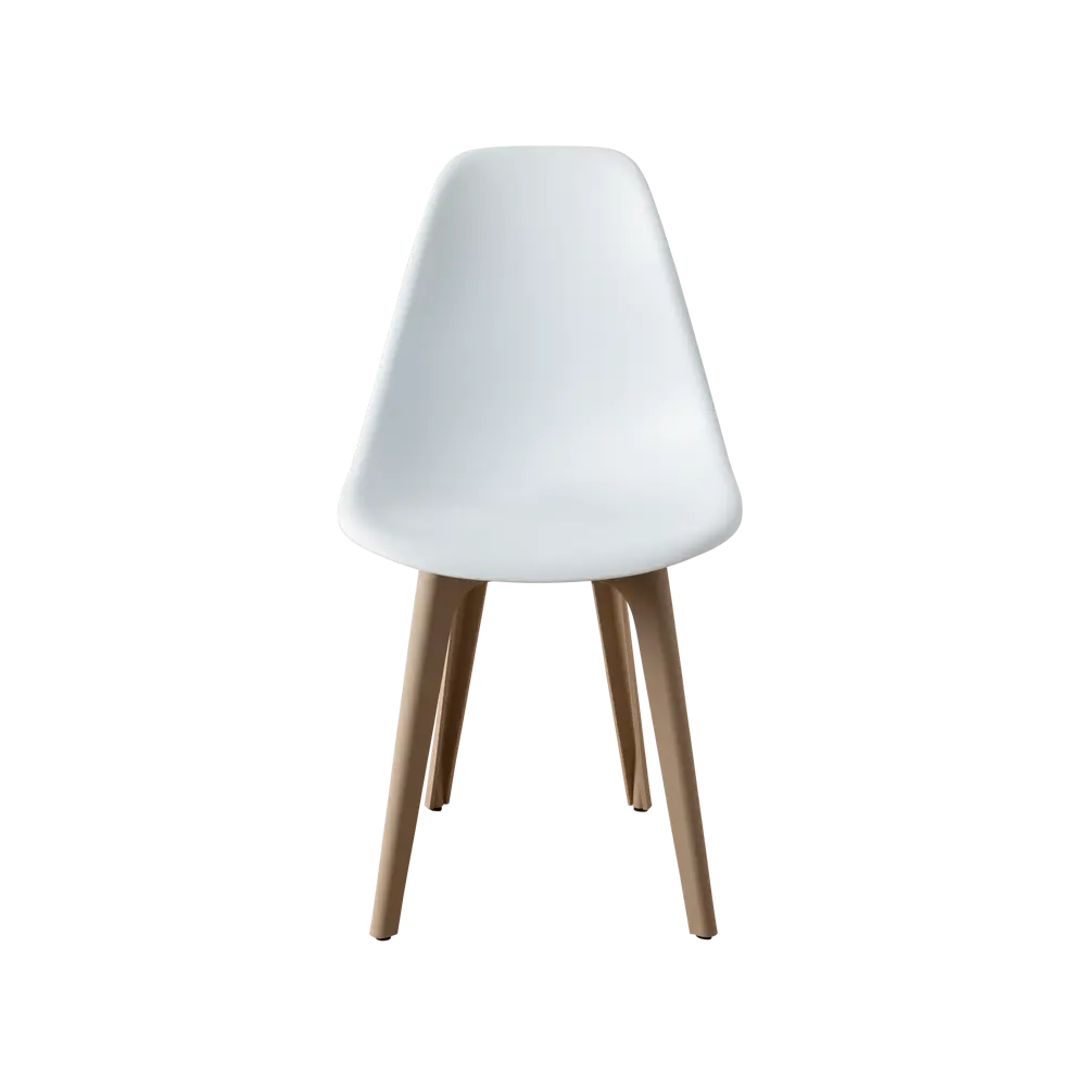 Фото 4 Стул Derstuhl Plast dark beige DSL044.501.4 45x82x46 см полипропилен цвет белый Фото 4 Стул Derstuhl Plast dark beige DSL044.501.4 45x82x46 см полипропилен цвет белый