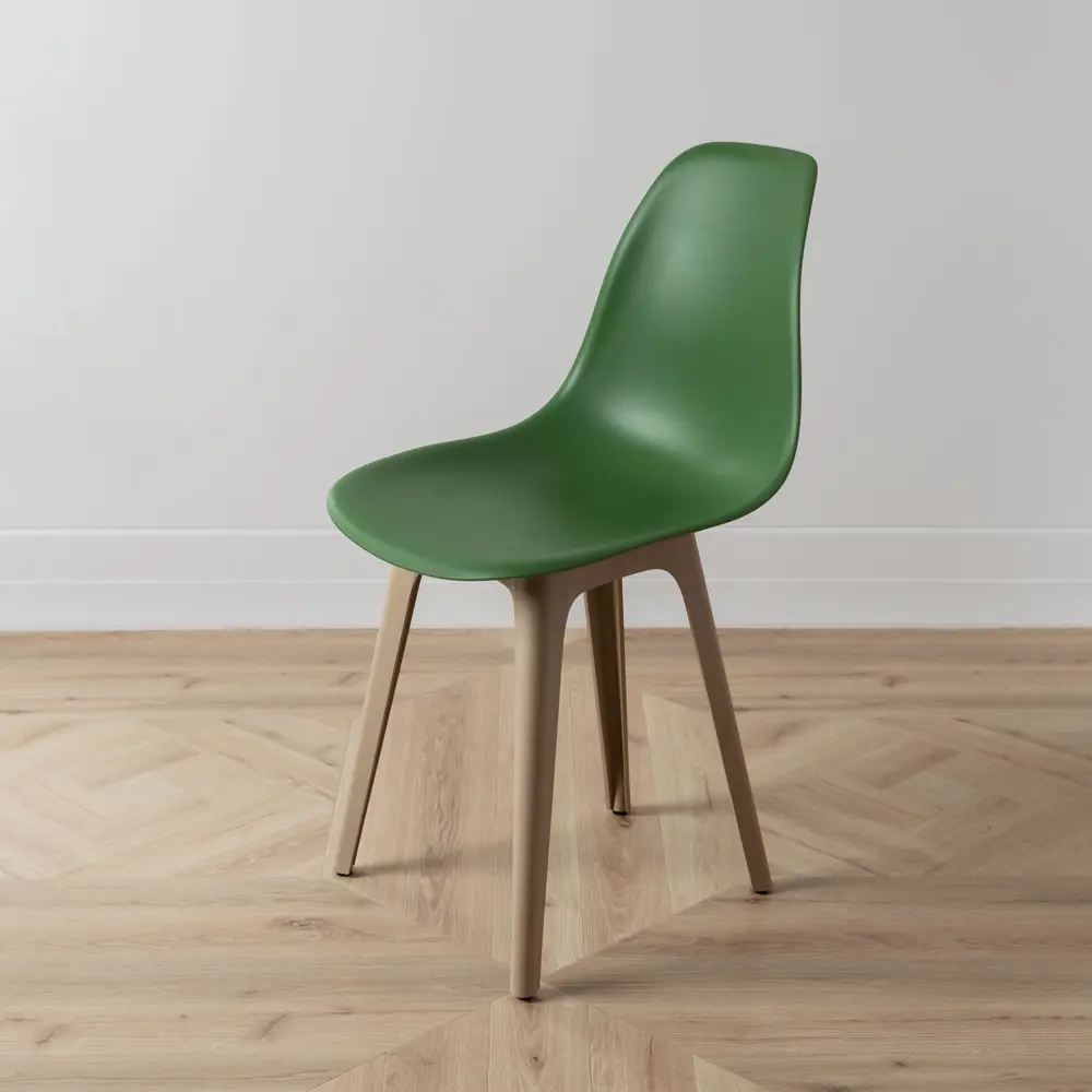 Фото 7 Стул Derstuhl Plast dark beige DSL044.516.4 45x82x46 см полипропилен цвет темно-зеленый Фото 7 Стул Derstuhl Plast dark beige DSL044.516.4 45x82x46 см полипропилен цвет темно-зеленый