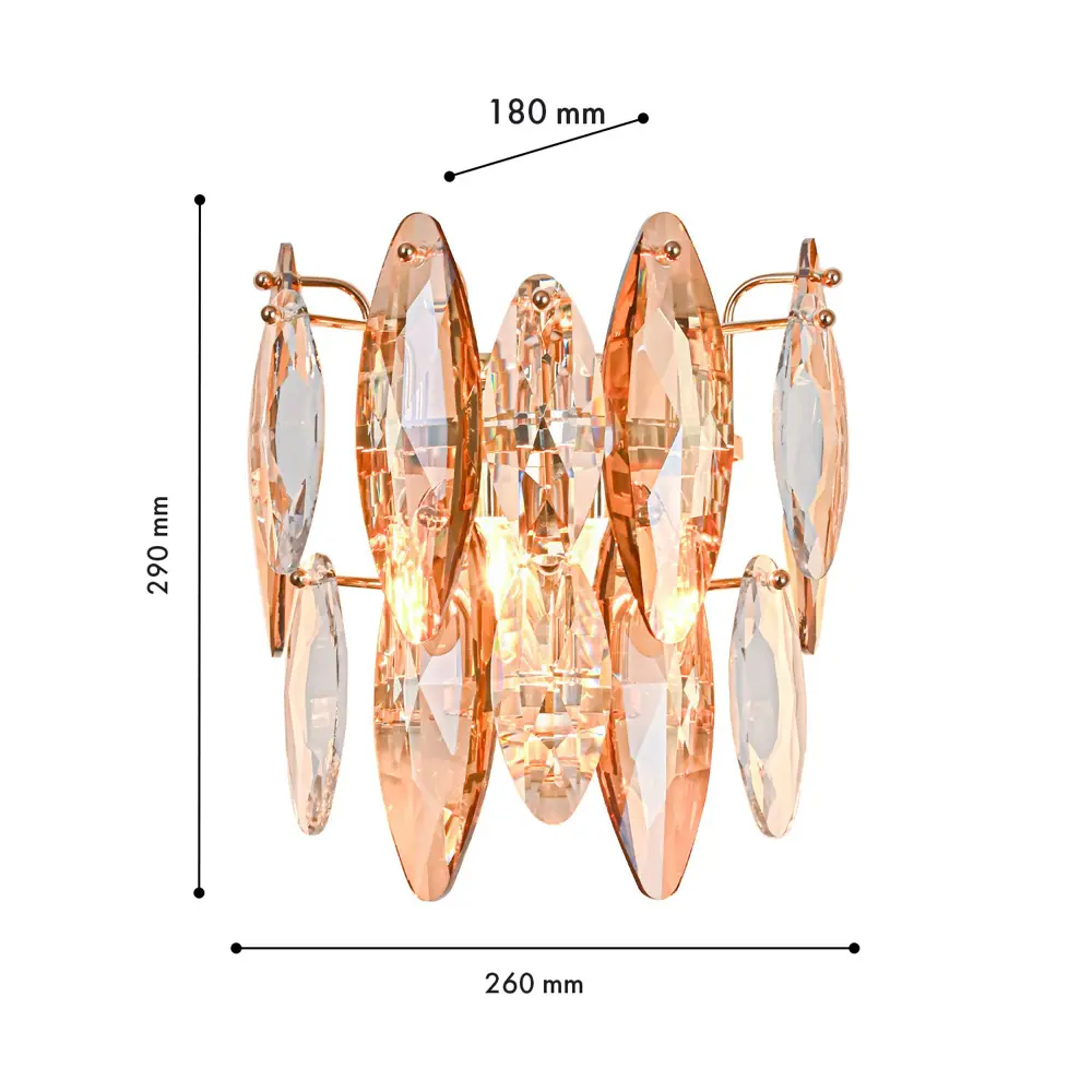Фото 3 Настенный светильник Favourite Glans 4719-2w цвет золотой Фото 3 Настенный светильник Favourite Glans 4719-2w цвет золотой