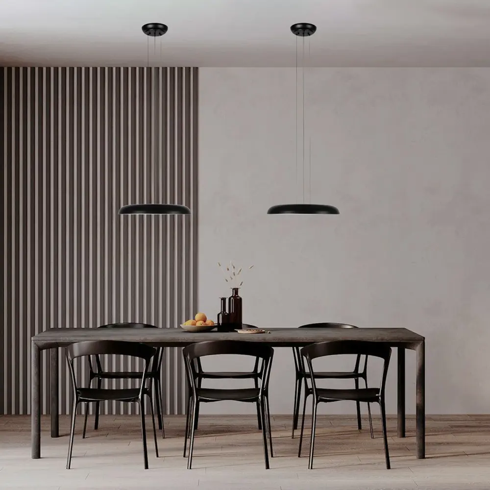 Фото 8 Светильник подвесной светодиодный Loft It Dime 10371p black 11 м² нейтральный белый свет цвет белый/черный Фото 8 Светильник подвесной светодиодный Loft It Dime 10371p black 11 м² нейтральный белый свет цвет белый/черный