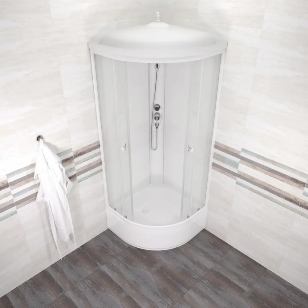 Фото 9 Душевая кабина Doccia DC0000072615 средний поддон 80х80см Фото 9 Душевая кабина Doccia DC0000072615 средний поддон 80х80см