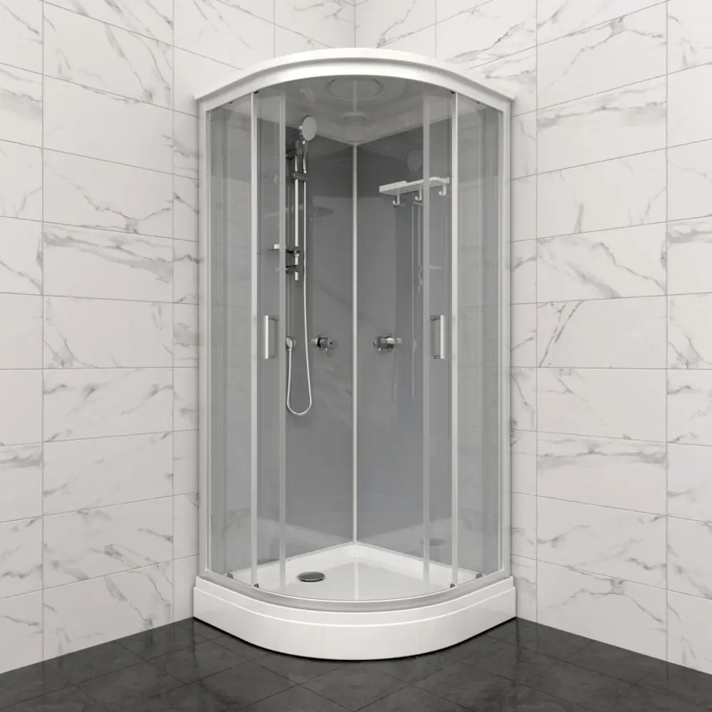 Фото 11 Душевая кабина Doccia DC0000071581 низкий поддон 90х90см