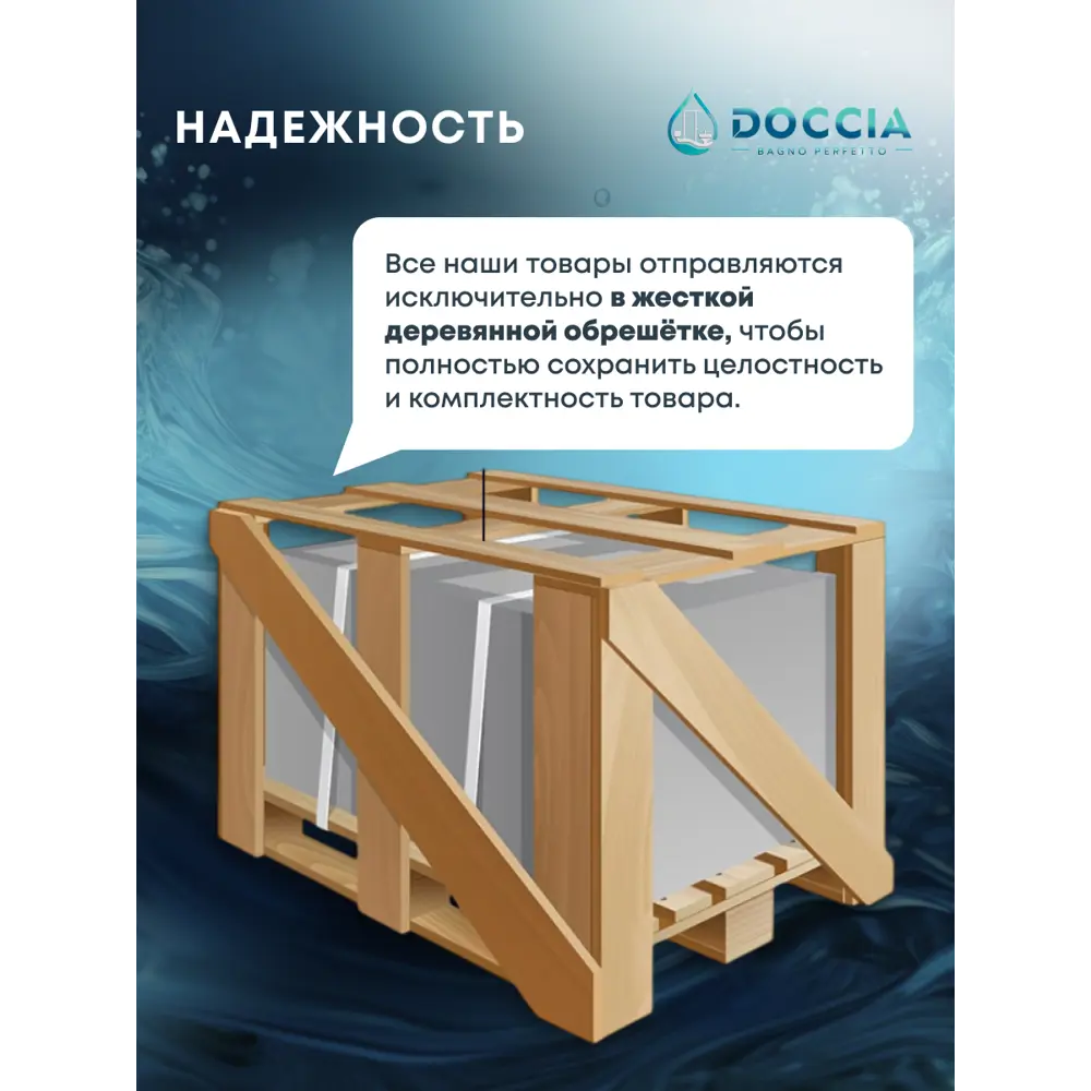 Фото 7 Душевая кабина Doccia DC0000064609 низкий поддон 90х90см