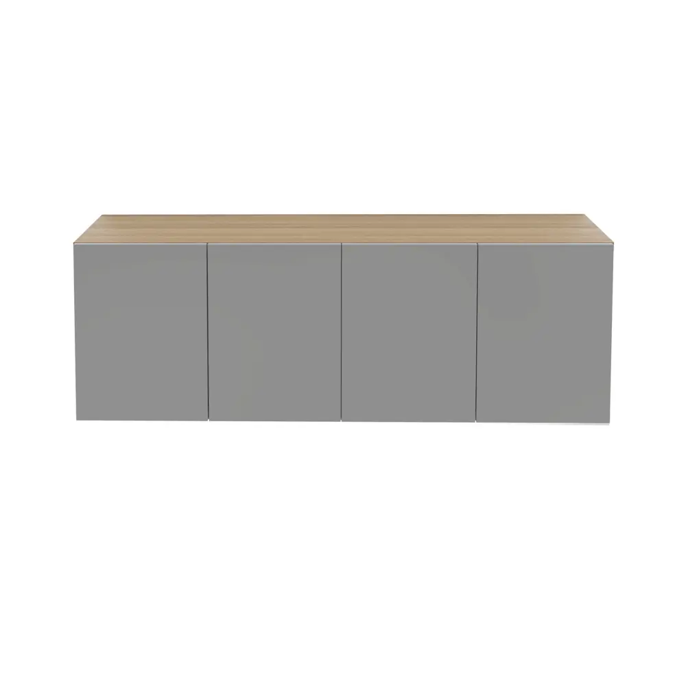 Фото 2 Тумба под телевизор Metaldesign MD 8226 100х35х33 см дерево цвет честерфилд серый Фото 2 Тумба под телевизор Metaldesign MD 8226 100х35х33 см дерево цвет честерфилд серый