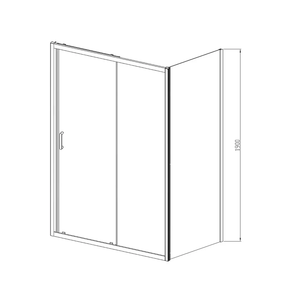Фото 8 Душевой уголок Vincea Alpha VSR-3AL8010MT 100x80х190 профиль хром, стекло рифленое Фото 8 Душевой уголок Vincea Alpha VSR-3AL8010MT 100x80х190 профиль хром, стекло рифленое