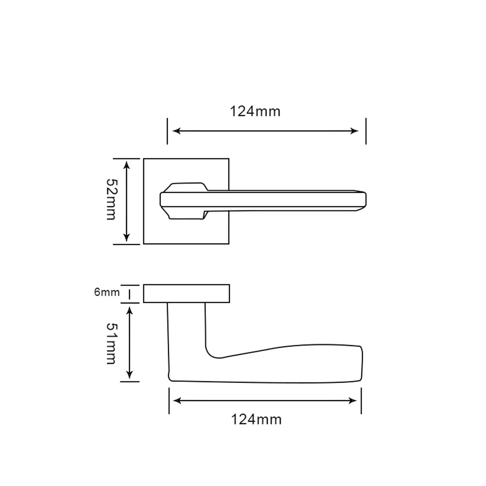 Фото 3 Ручка дверная на розетке Rucetti RAP 28 SLIM-S BL Фото 3 Ручка дверная на розетке Rucetti RAP 28 SLIM-S BL
