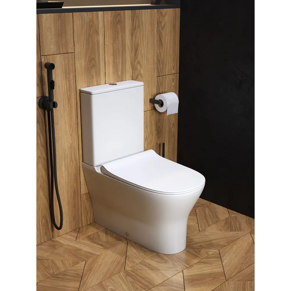 Фото 7 Унитаз-компакт Watersense Jessie безободковый с быстросъемным сиденьем микролифт Фото 7 Унитаз-компакт Watersense Jessie безободковый с быстросъемным сиденьем микролифт