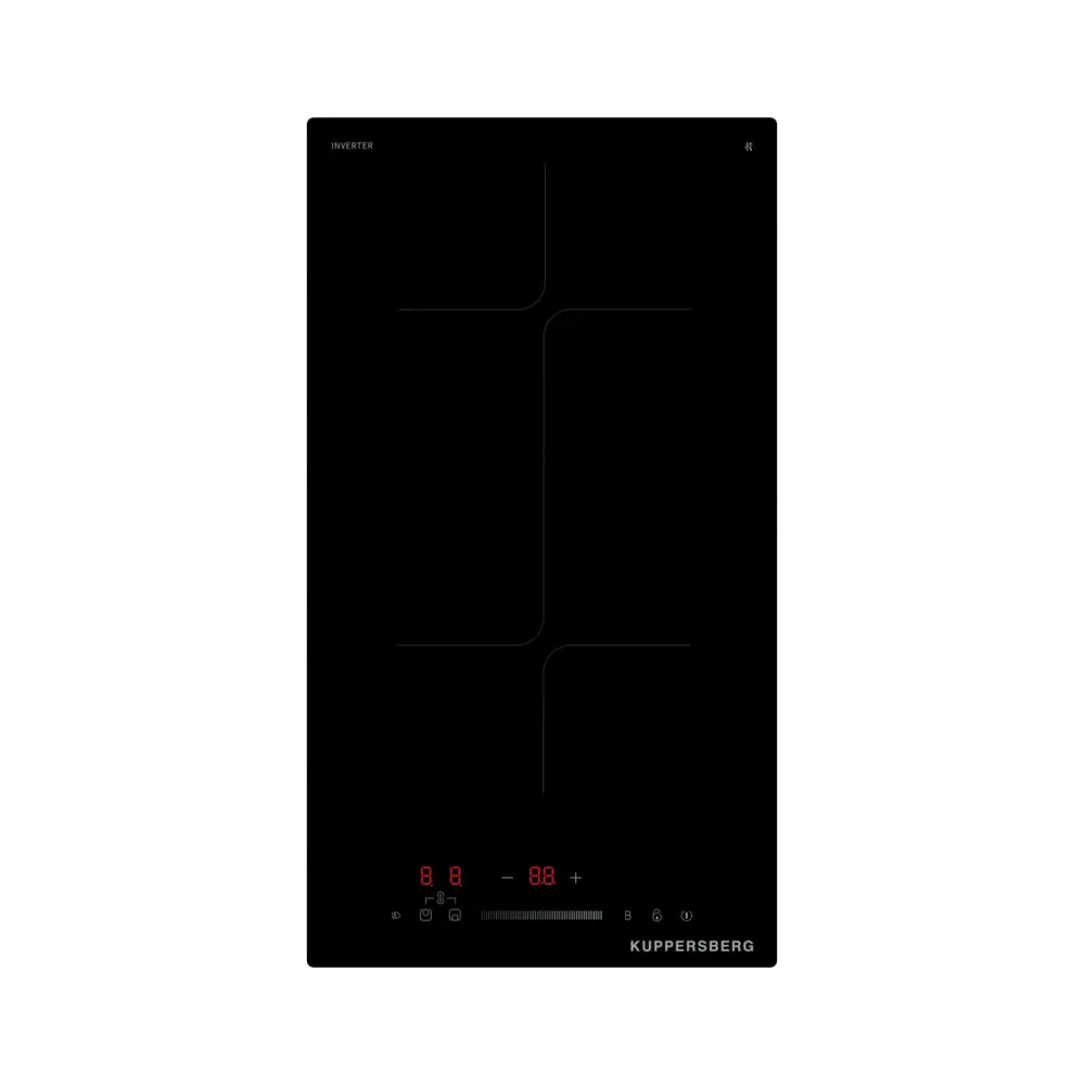 Фото 2 Электрическая варочная панель Kuppersberg ICI 316 28.8 см 2 конфорки цвет черный