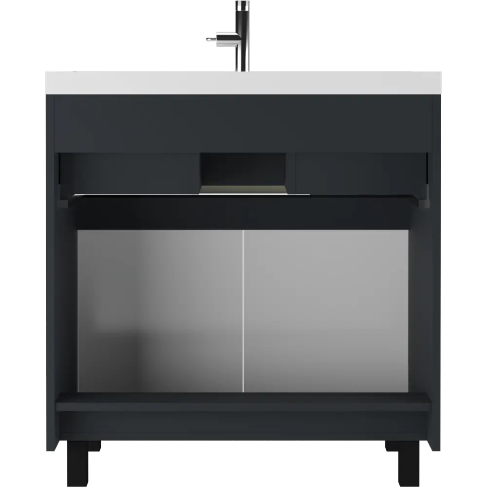 Фото 4 Тумба под раковиной в ванную напольная Домино Classica 80 Karat Вотан