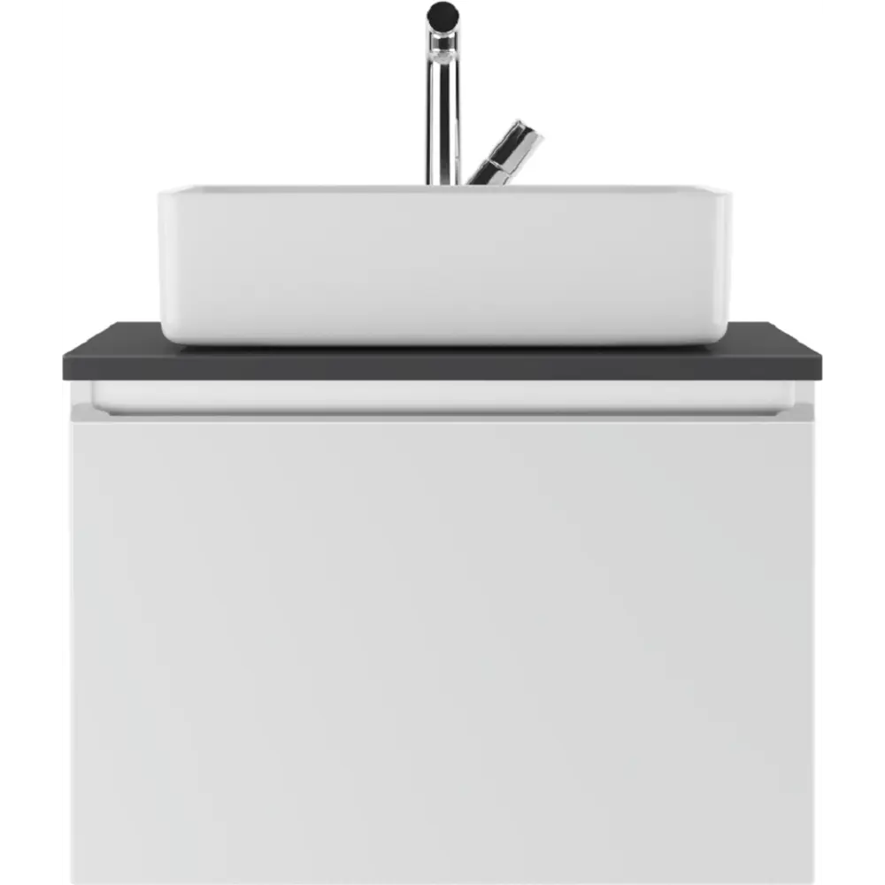 Фото 2 Тумба под раковиной в ванную подвесная Домино Joy 46 Senator 60 графит Фото 2 Тумба под раковиной в ванную подвесная Домино Joy 46 Senator 60 графит