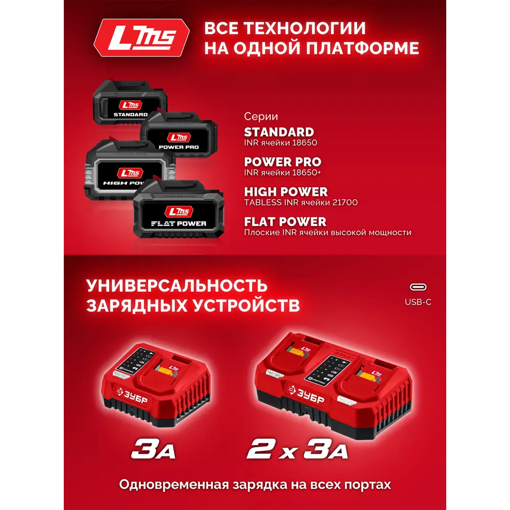 Фото 8 Аккумулятор Зубр АКБ-20-4, 20 В Li-Ion 4 Ач Фото 8 Аккумулятор Зубр АКБ-20-4, 20 В Li-Ion 4 Ач