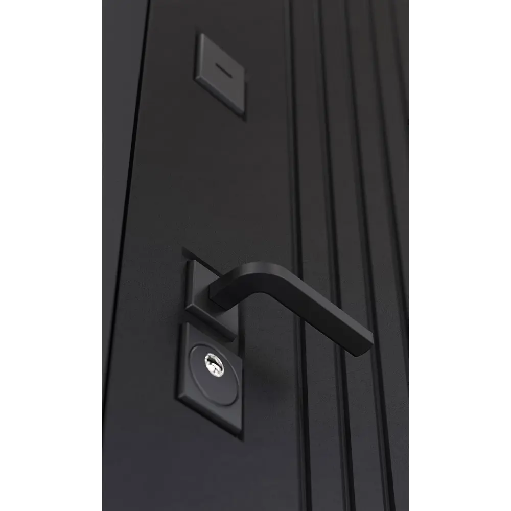 Фото 2 Входная дверь Лабиринт Бункер 06 П21 правый 205x96см цвет черный кварц/бетон серый Фото 2 Входная дверь Лабиринт Бункер 06 П21 правый 205x96см цвет черный кварц/бетон серый