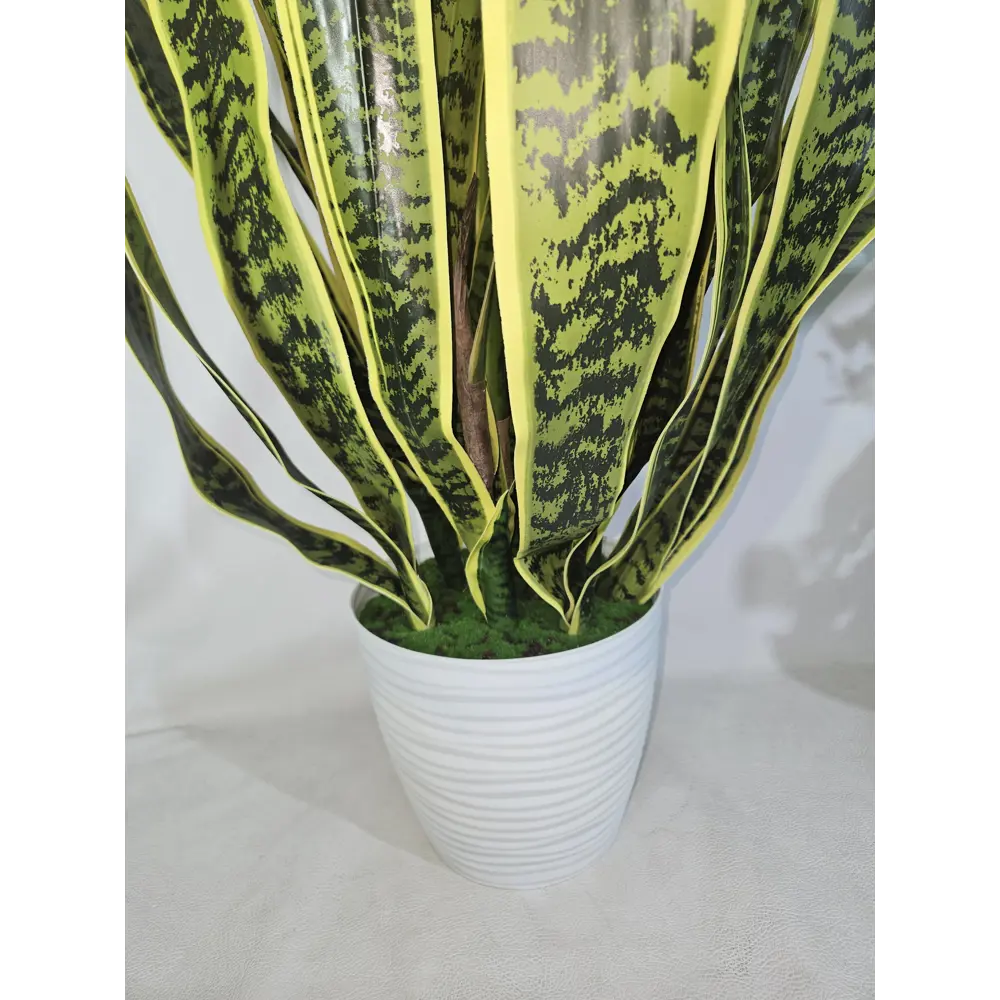 Фото 6 Искусственное растение Фитопарк Сансевиерия в кашпо 130 см