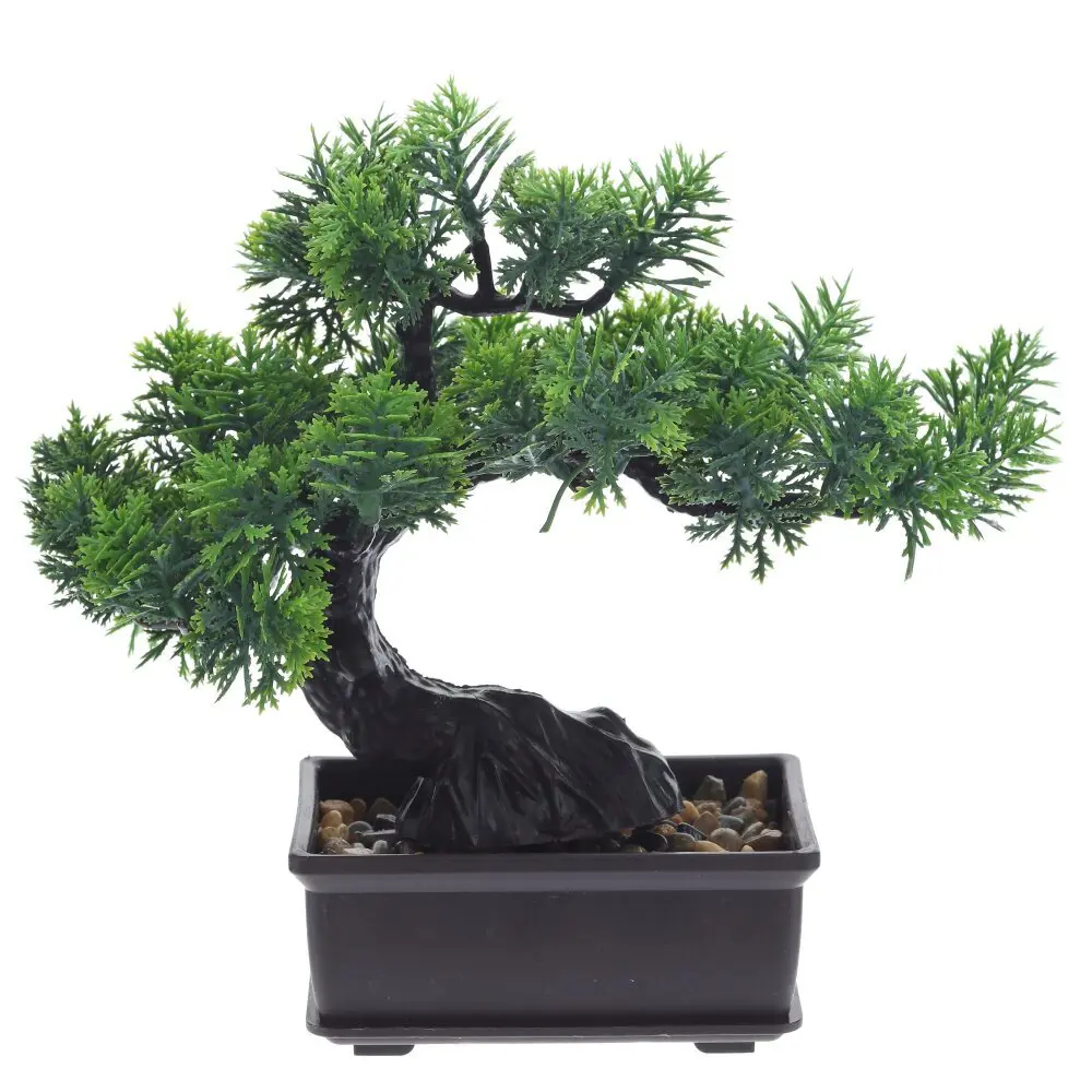 Фото Искусственное дерево Бонсай в горшке 21 см