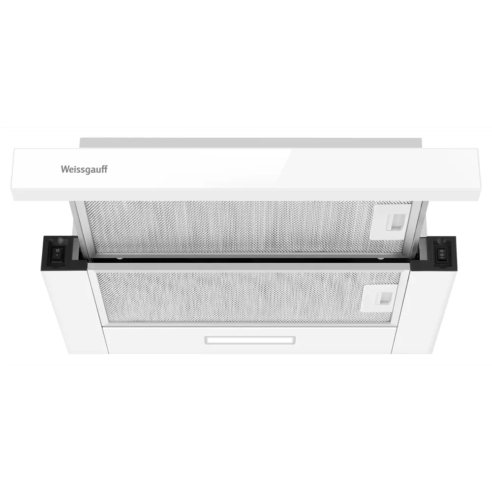 Фото 4 Вытяжка Weissgauff TEL 500 White Glass 50 см цвет белый
