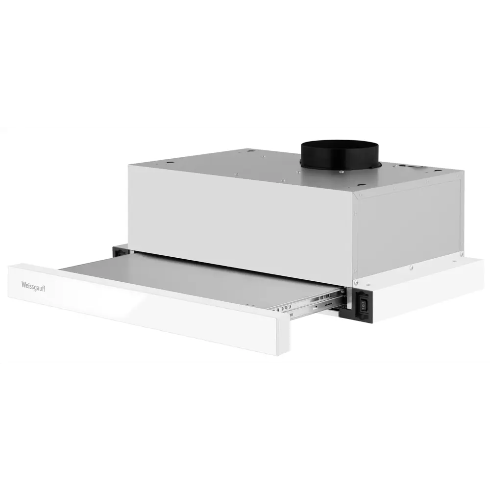 Фото 7 Вытяжка Weissgauff TEL 500 White Glass 50 см цвет белый
