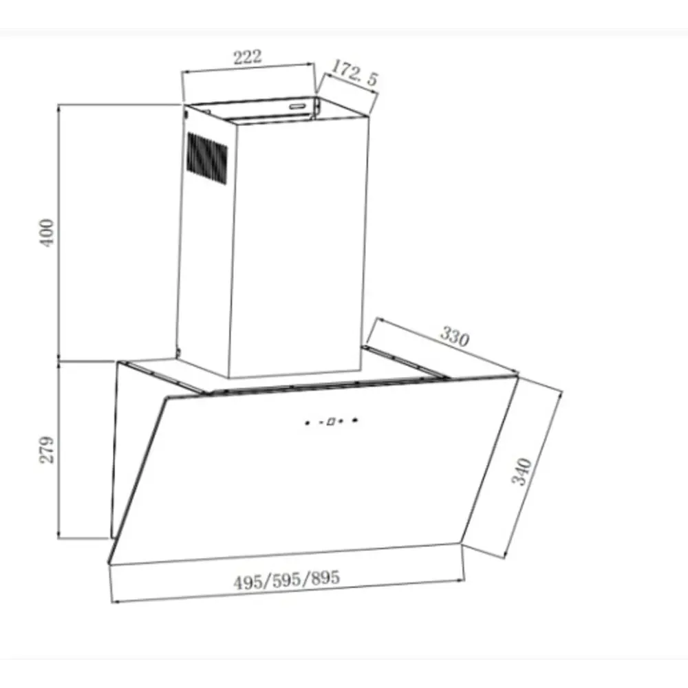 Фото 8 Вытяжка Weissgauff Yota 500 Touch White Glass 49.5 см цвет белый Фото 8 Вытяжка Weissgauff Yota 500 Touch White Glass 49.5 см цвет белый