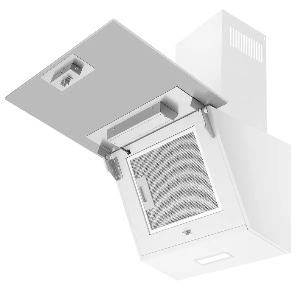 Фото 3 Вытяжка Weissgauff Yota 500 Touch White Glass 49.5 см цвет белый Фото 3 Вытяжка Weissgauff Yota 500 Touch White Glass 49.5 см цвет белый
