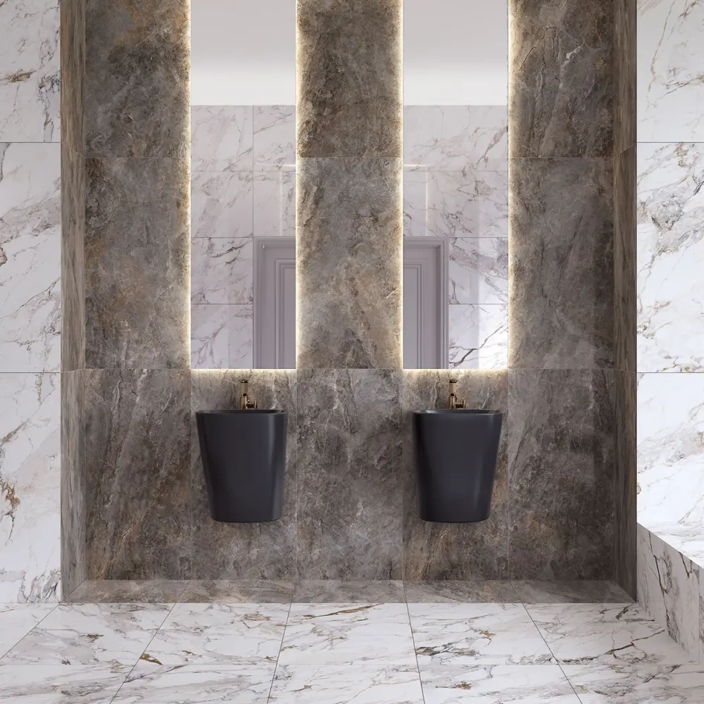 Фото 2 Керамогранит Vitra Marble-x 60x120 K949750LPR01VTEP 60x120см цвет серый;темно-серый Фото 2 Керамогранит Vitra Marble-x 60x120 K949750LPR01VTEP 60x120см цвет серый;темно-серый