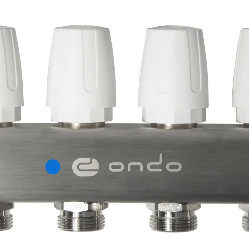 Фото 4 Коллекторная группа с расходомерами Ondo Kit BKGWDV04KITM 1"x3/4" евроконус 4 выхода нержавеющая сталь Фото 4 Коллекторная группа с расходомерами Ondo Kit BKGWDV04KITM 1"x3/4" евроконус 4 выхода нержавеющая сталь