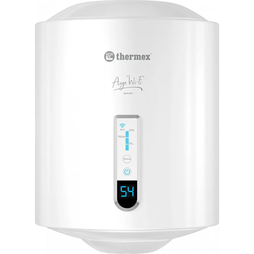 Фото Накопительный водонагреватель электрический 30 л Thermex Auga 30 v slim wi-fi 1.5 кВт эмаль мокрый ТЭН Фото Накопительный водонагреватель электрический 30 л Thermex Auga 30 v slim wi-fi 1.5 кВт эмаль мокрый ТЭН