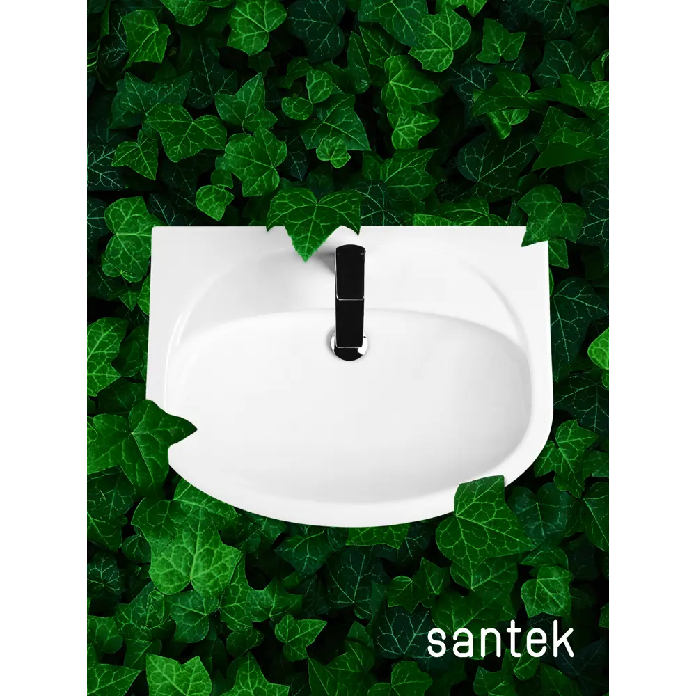 Фото 2 Раковина мебельная Santek стелла Стелла 66.5см цвет белый Фото 2 Раковина мебельная Santek стелла Стелла 66.5см цвет белый