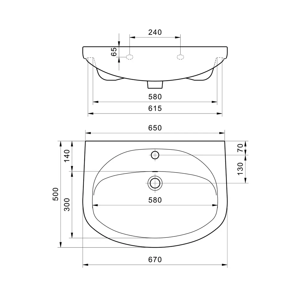 Фото 13 Раковина мебельная Santek стелла Стелла 66.5см цвет белый Фото 13 Раковина мебельная Santek стелла Стелла 66.5см цвет белый