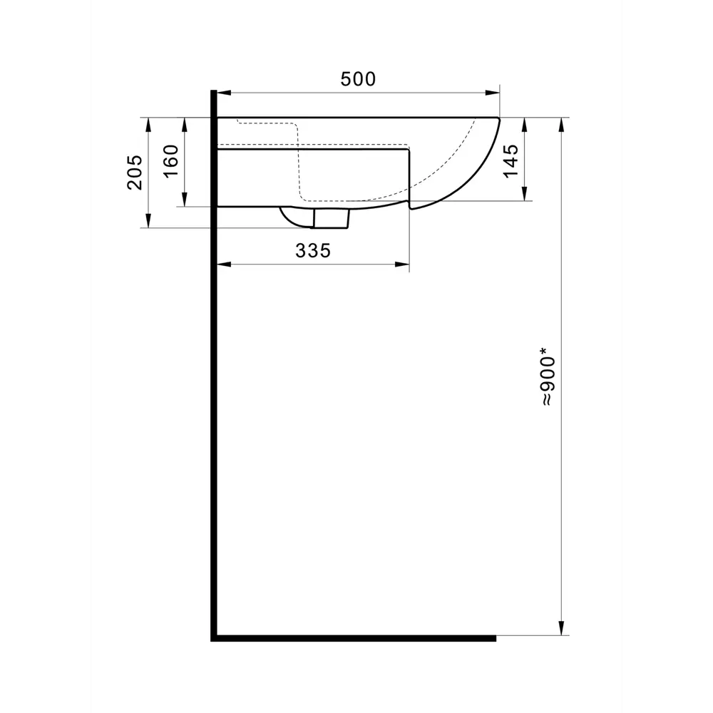 Фото 14 Раковина мебельная Santek стелла Стелла 66.5см цвет белый Фото 14 Раковина мебельная Santek стелла Стелла 66.5см цвет белый
