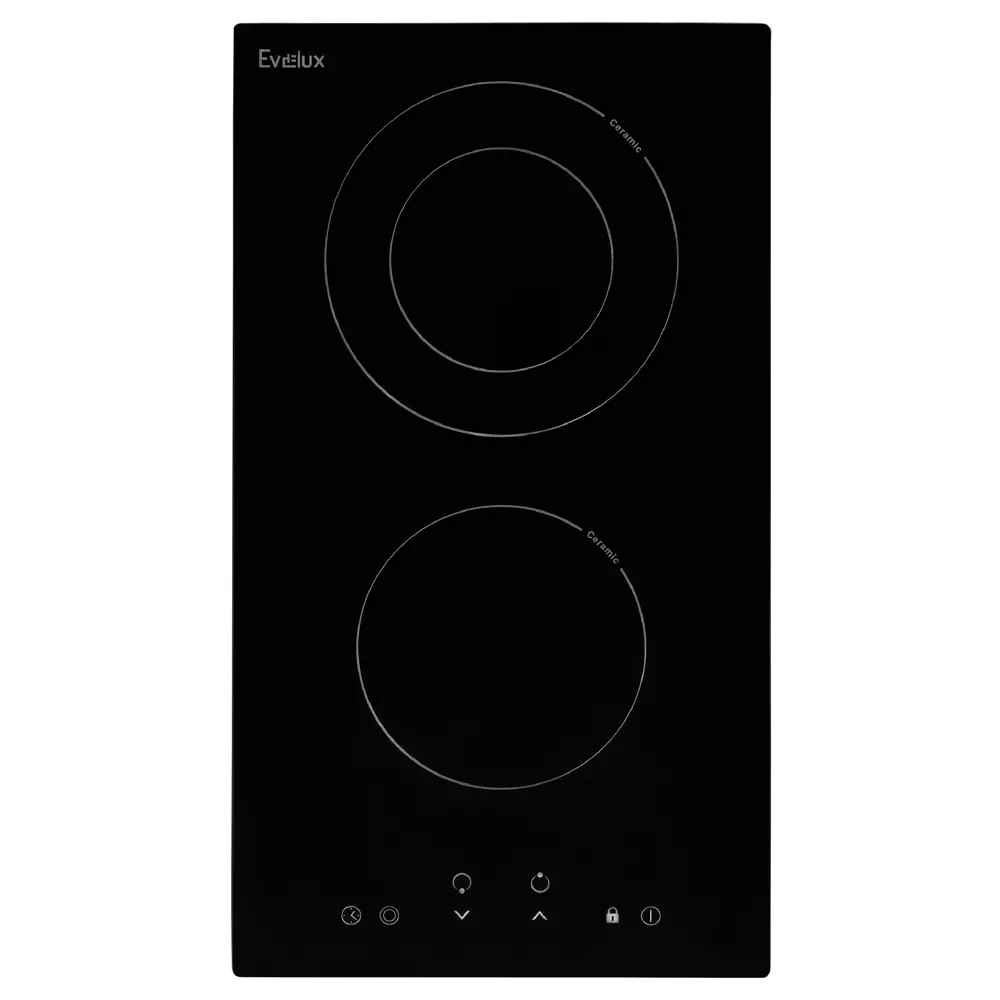Фото Электрическая варочная панель Evelux hev 321 b 29 см 2 конфорки цвет черный Фото Электрическая варочная панель Evelux hev 321 b 29 см 2 конфорки цвет черный