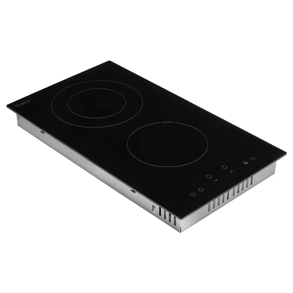 Фото 8 Электрическая варочная панель Evelux hev 321 b 29 см 2 конфорки цвет черный Фото 8 Электрическая варочная панель Evelux hev 321 b 29 см 2 конфорки цвет черный