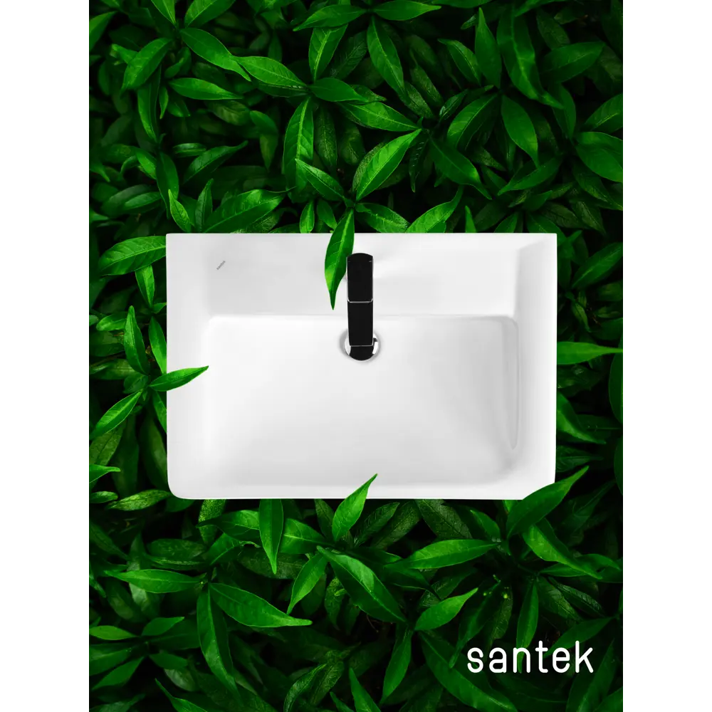 Фото 2 Раковина мебельная Santek тигода Тигода 70см цвет белый Фото 2 Раковина мебельная Santek тигода Тигода 70см цвет белый