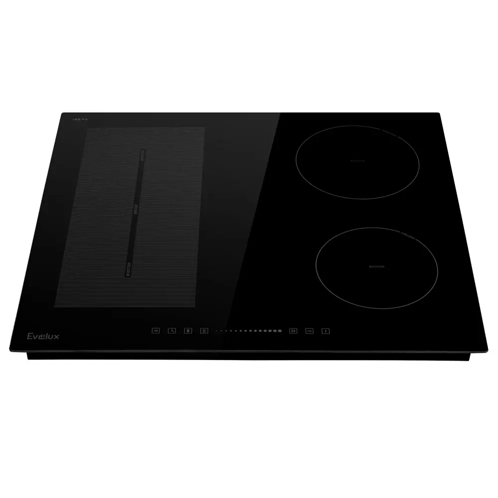 Фото 2 Индукционная варочная панель Evelux ehi 6045 59 см 4 конфорки цвет черный