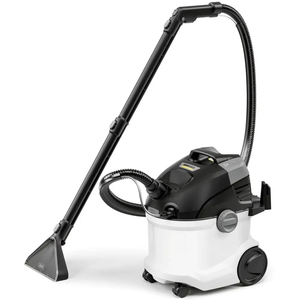 Фото 2 Пылесос с контейнером с влажной уборкой Karcher Anniversary edition 1000 Вт 1 л цвет белый Фото 2 Пылесос с контейнером с влажной уборкой Karcher Anniversary edition 1000 Вт 1 л цвет белый