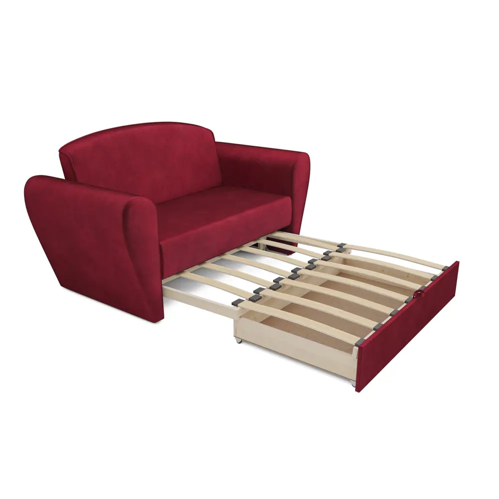 Фото 5 Диван прямой Мебель-арс Квартет 165x90x82 см вельвет цвет красный Фото 5 Диван прямой Мебель-арс Квартет 165x90x82 см вельвет цвет красный