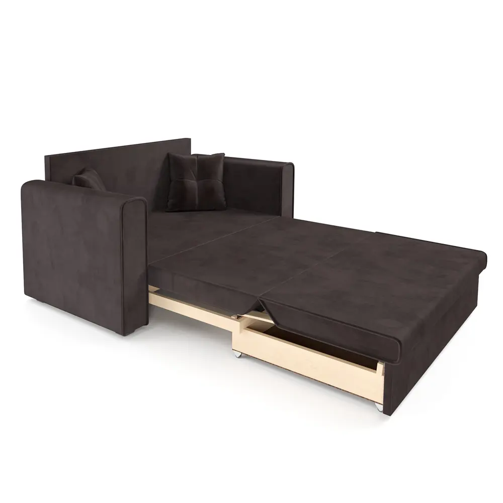 Фото 7 Диван прямой Мебель-арс Санта 153x90x85 см вельвет цвет шоколадный Фото 7 Диван прямой Мебель-арс Санта 153x90x85 см вельвет цвет шоколадный