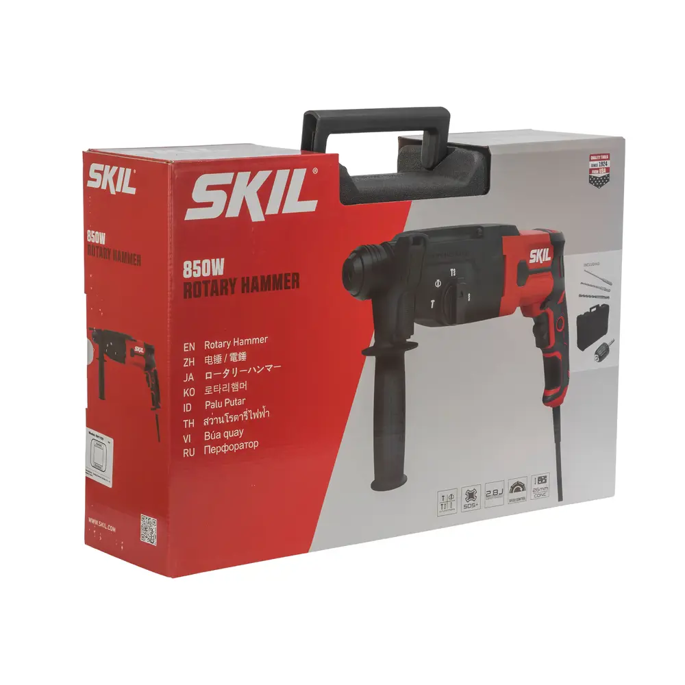 Фото 8 Перфоратор сетевой SDS Plus Skil RH1109, 850 Вт, 2.8 Дж Фото 8 Перфоратор сетевой SDS Plus Skil RH1109, 850 Вт, 2.8 Дж