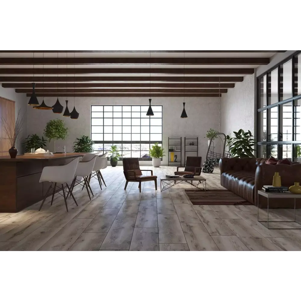 Фото 3 Ламинат Alpine Floor Arteo Дуб Индианаполис 33 класс толщина 10 мм с фаской 1.799 м², цена за упаковку Фото 3 Ламинат Alpine Floor Arteo Дуб Индианаполис 33 класс толщина 10 мм с фаской 1.799 м², цена за упаковку