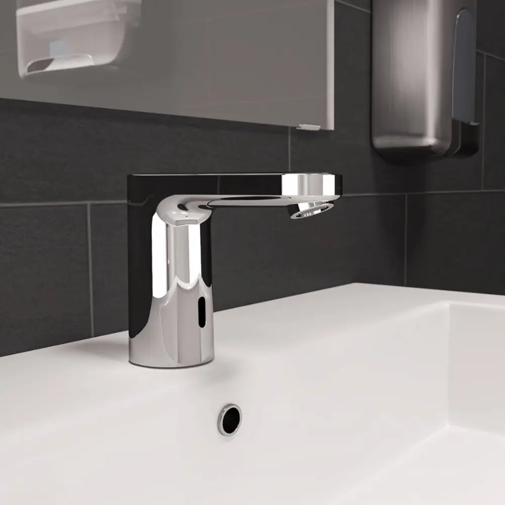 Фото 3 Смеситель для раковины Hansgrohe Vernis Blend бесконтактный цвет хром Фото 3 Смеситель для раковины Hansgrohe Vernis Blend бесконтактный цвет хром