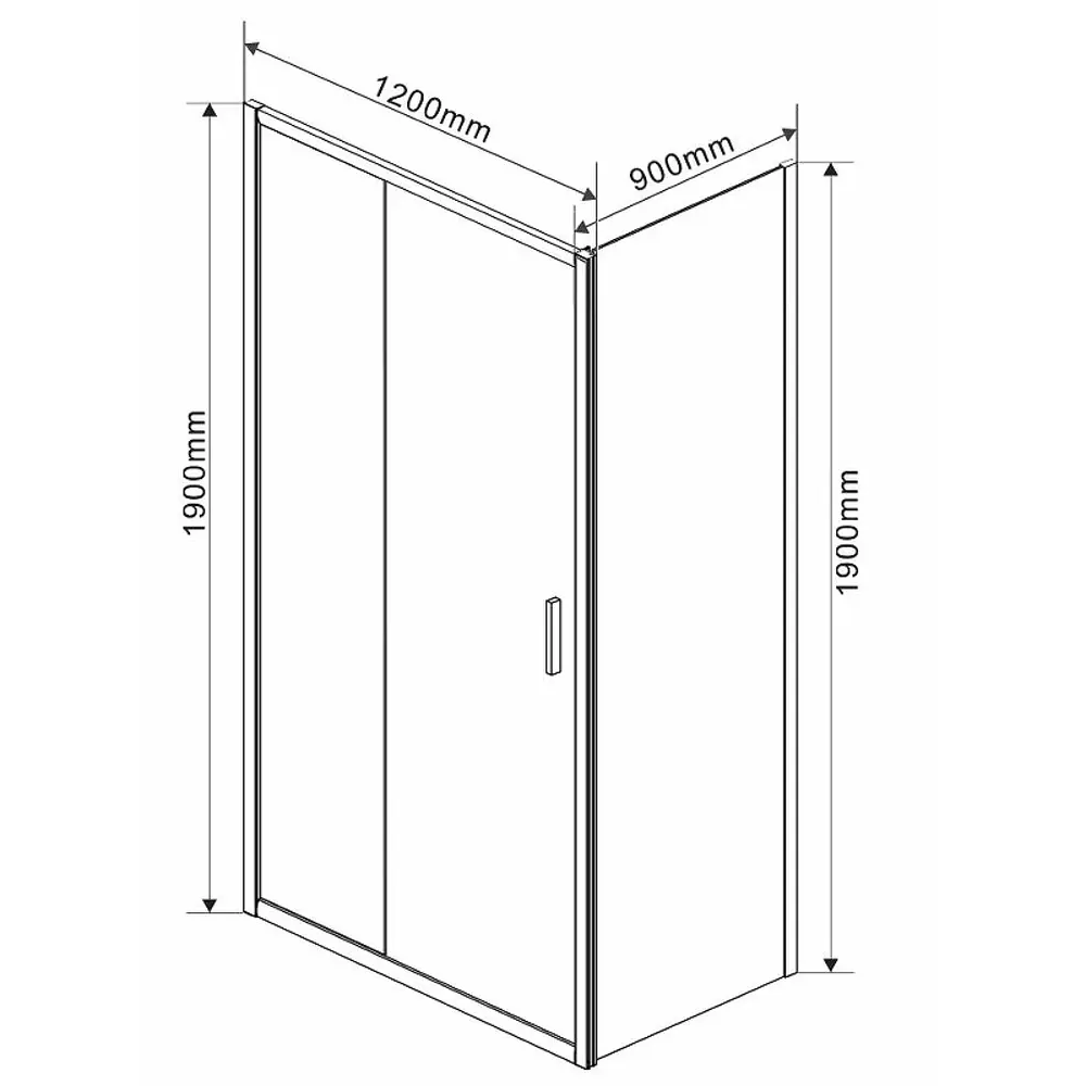 Фото 6 Душевой уголок Vincea Garda VSR-1G9012CHB прямоугольный 120x90см черный профиль эффект стекла рифленый Фото 6 Душевой уголок Vincea Garda VSR-1G9012CHB прямоугольный 120x90см черный профиль эффект стекла рифленый