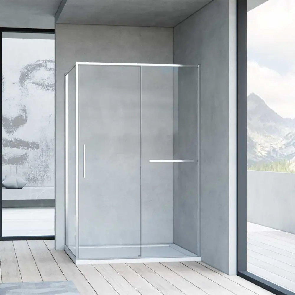 Фото Душевой уголок Vincea Slim Soft VSR-1SS8010CL прямоугольный 100х80см серебристый блеск профиль эффект стекла прозрачный Фото Душевой уголок Vincea Slim Soft VSR-1SS8010CL прямоугольный 100х80см серебристый блеск профиль эффект стекла прозрачный
