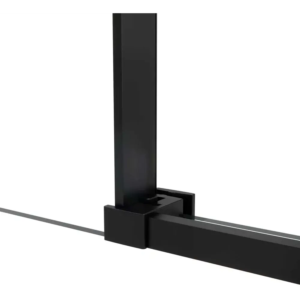 Фото 3 Душевой уголок Vincea Slim Soft VSR-1SS9012CLB прямоугольный 120x90см черный профиль эффект стекла прозрачный