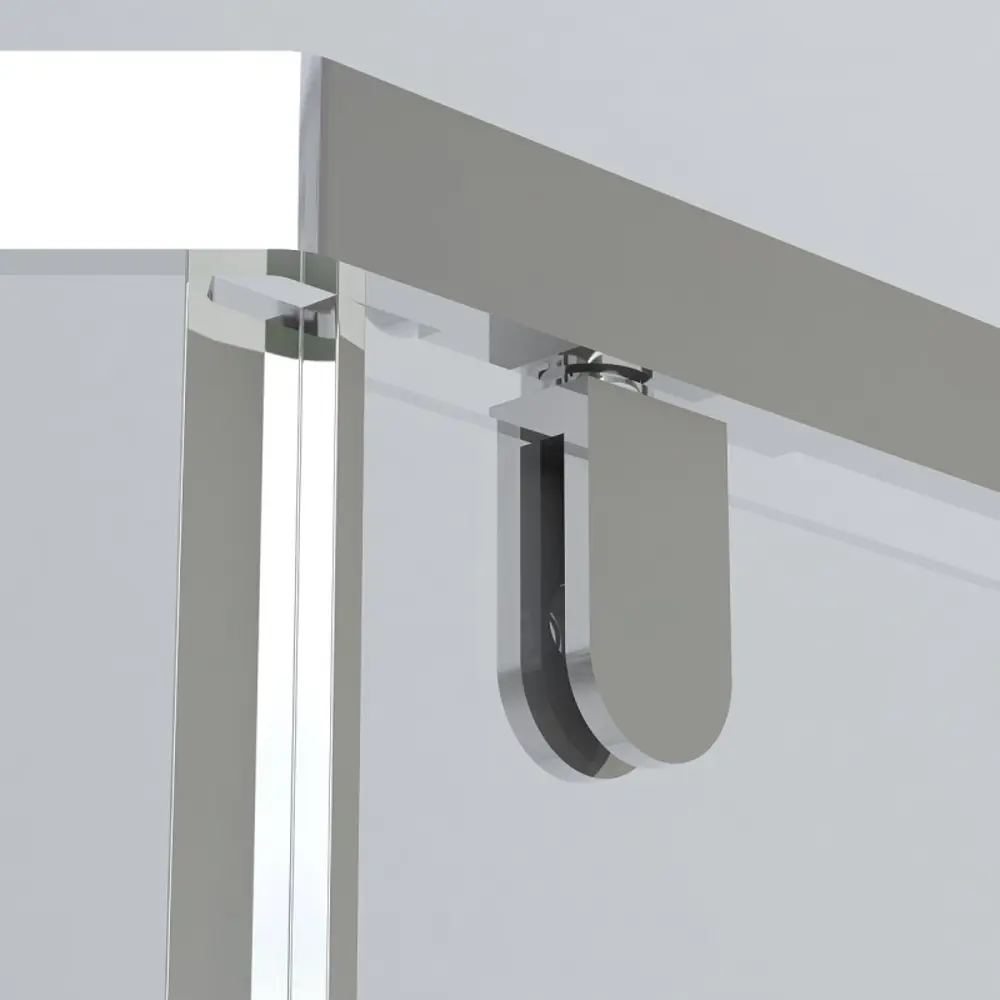 Фото 3 Душевой уголок Vincea Stresa VSP-1S900CL пятиугольный 90x90см серебристый блеск профиль эффект стекла прозрачный