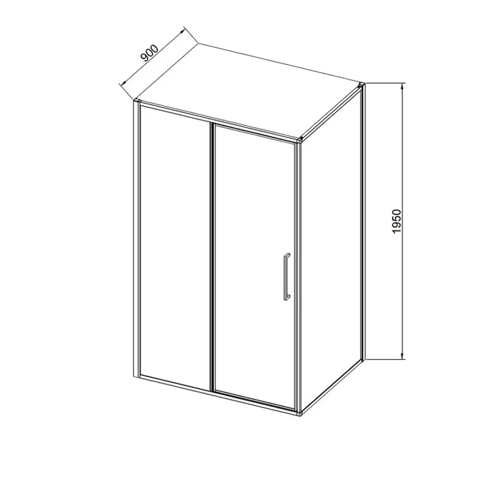 Фото 6 Душевой уголок Vincea Slim VSR-4SLP9012CL прямоугольный 120x90см серебристый блеск профиль эффект стекла прозрачный