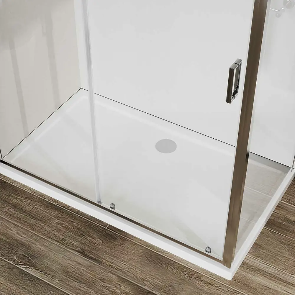 Фото 4 Душевой уголок Vincea City VSR-5CT9012CL прямоугольный 120x90см серебристый блеск профиль эффект стекла прозрачный