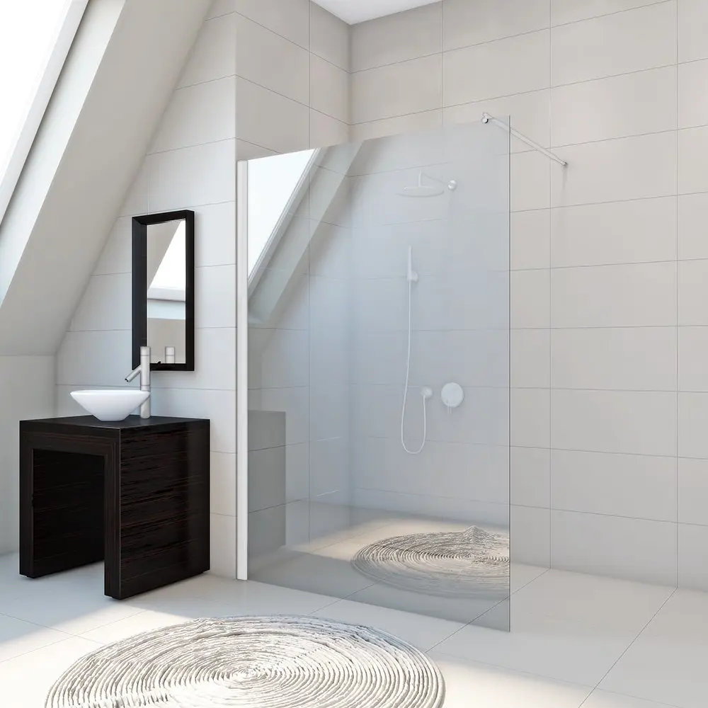 Фото 5 Душевая перегородка GWMPWA6STB 76x191 см цвет фурнитуры белый матовый, стекло безцветное закаленное 6 мм Фото 5 Душевая перегородка GWMPWA6STB 76x191 см цвет фурнитуры белый матовый, стекло безцветное закаленное 6 мм