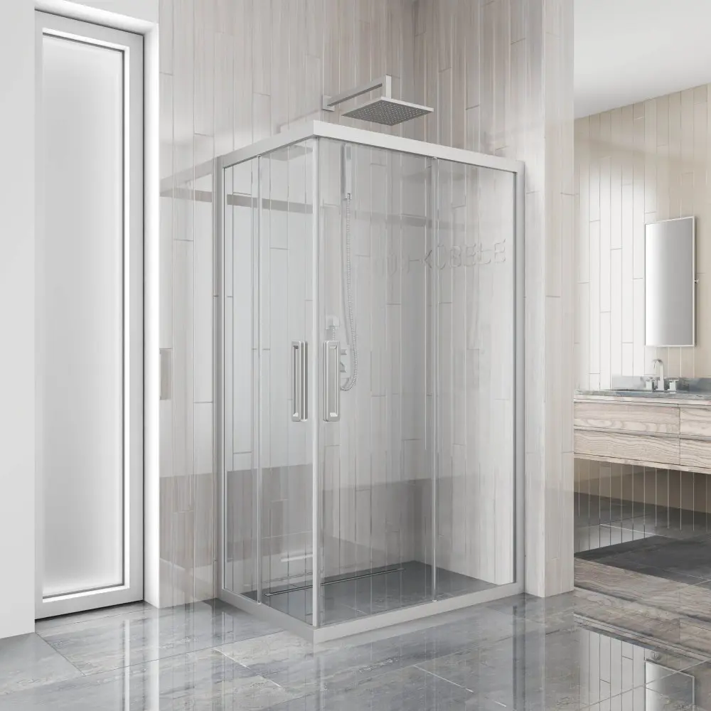 Фото 5 Душевой уголок Gutewetter GWMPKB019RC 95x85x200 см цвет фурнитуры хром матовый, стекло безцветное заколенное 6 мм Фото 5 Душевой уголок Gutewetter GWMPKB019RC 95x85x200 см цвет фурнитуры хром матовый, стекло безцветное заколенное 6 мм