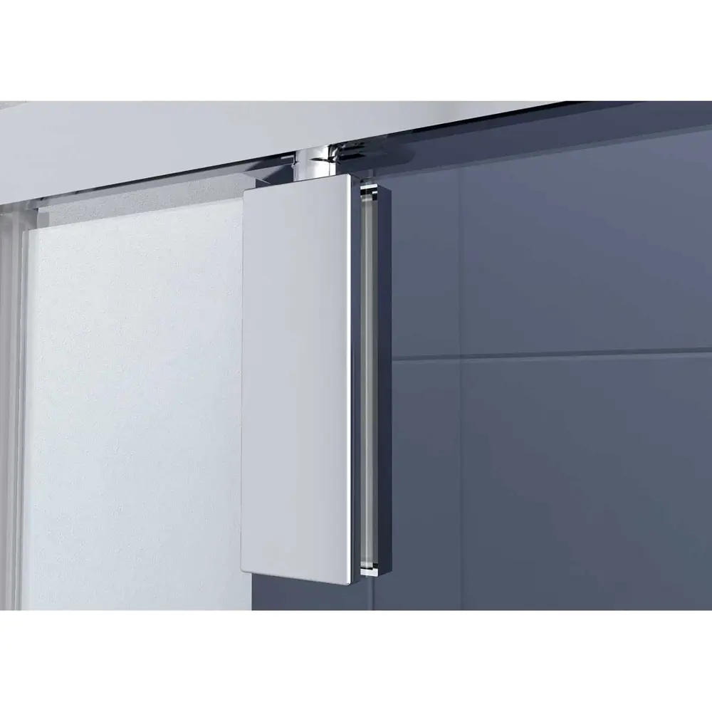 Фото 3 Душевой уголок Vincea Penta VSP-3P900CLB пятиугольный 90x90см черный профиль эффект стекла прозрачный