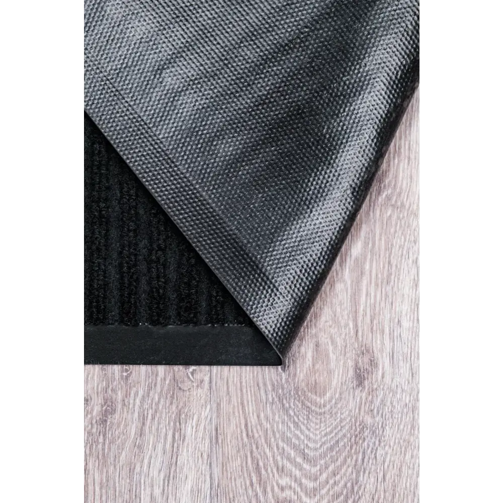 Фото 2 Коврик 2-х полосный влаговпитывающий 40х60 см черный Фото 2 Коврик 2-х полосный влаговпитывающий 40х60 см черный