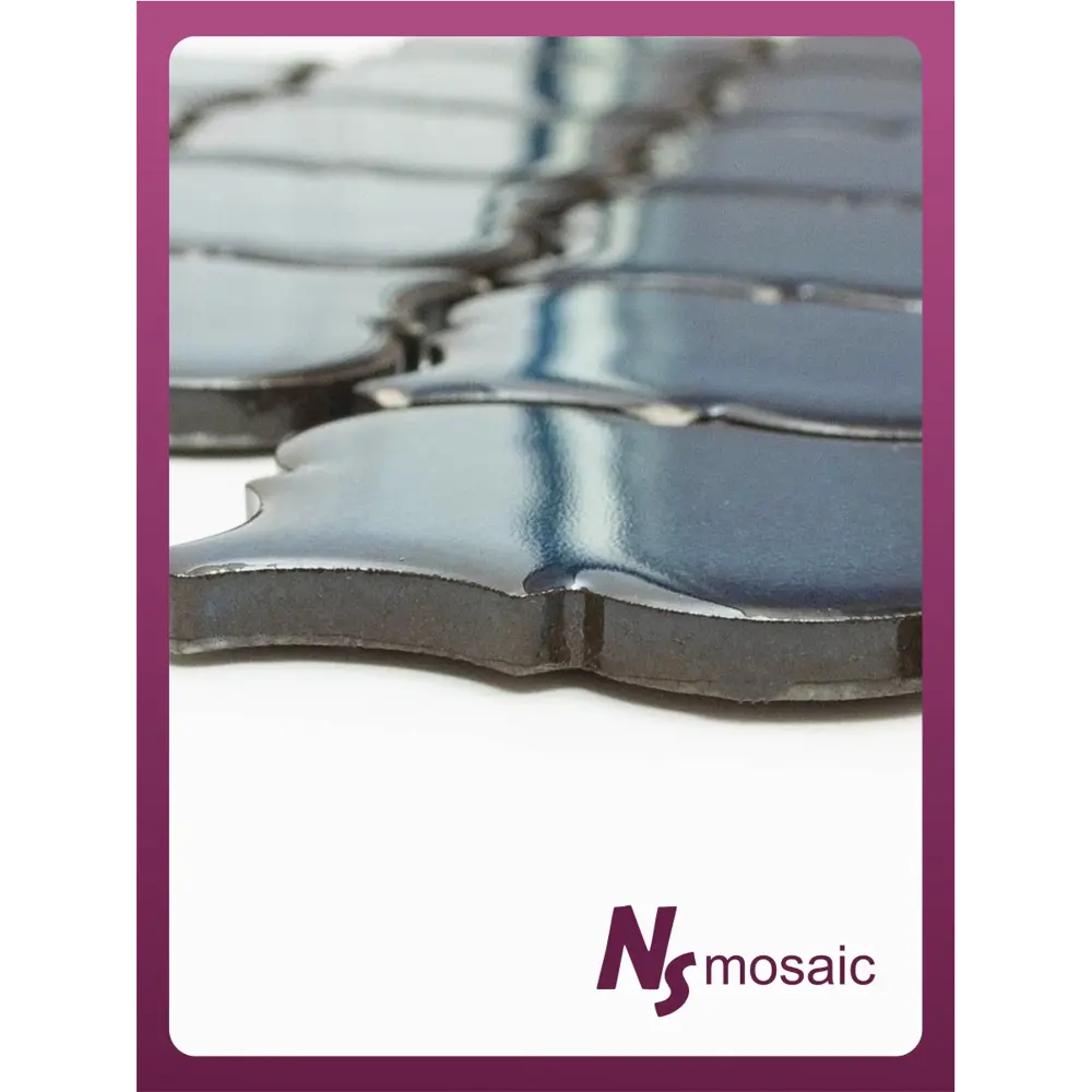 Фото 4 Декоративная мозаика Nsmosaic R-303 NS11PL0003nsk 29.3x24.5см цвет синий Фото 4 Декоративная мозаика Nsmosaic R-303 NS11PL0003nsk 29.3x24.5см цвет синий