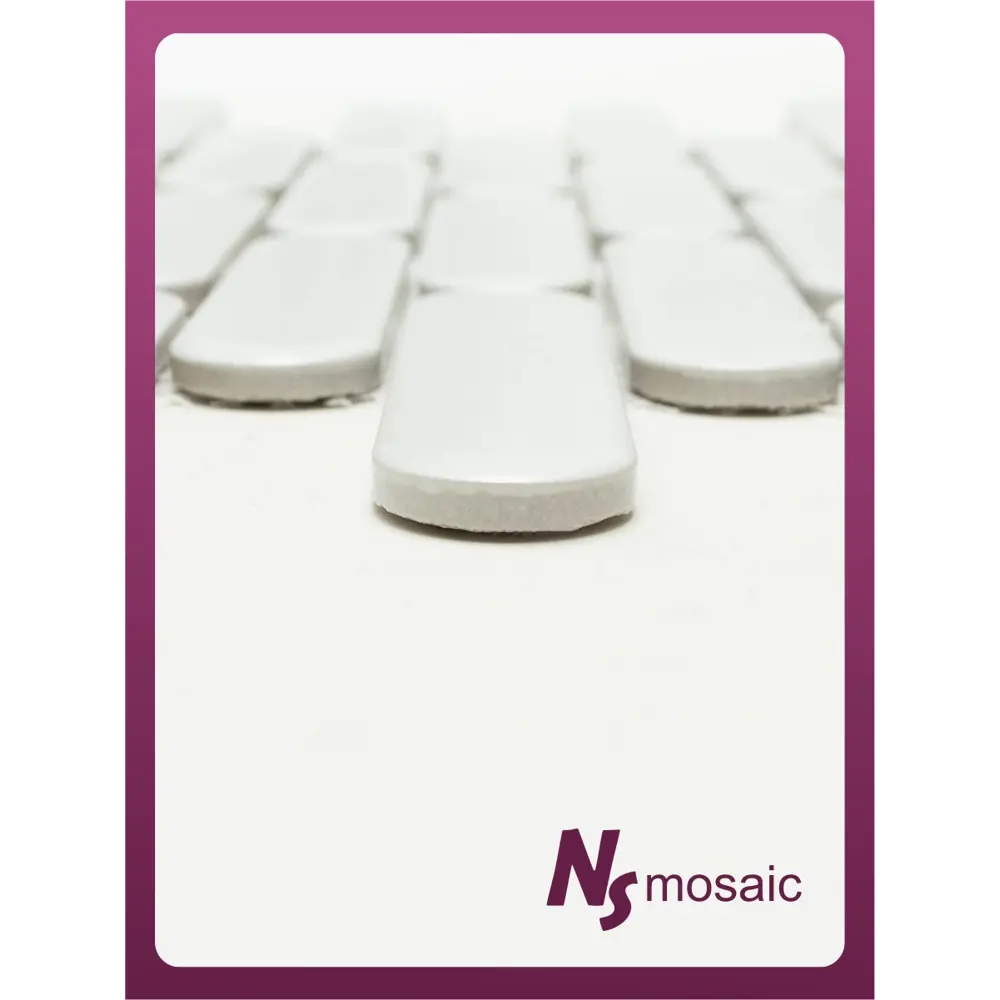 Фото 5 Декоративная мозаика Nsmosaic R-345 NS11PL0074nsk 30x30см цвет Белый Фото 5 Декоративная мозаика Nsmosaic R-345 NS11PL0074nsk 30x30см цвет Белый